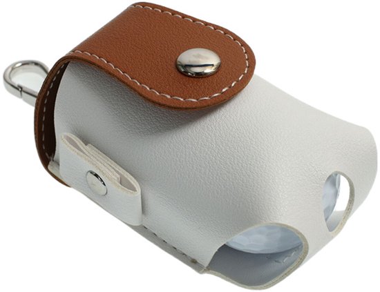 1-pack PU-leren golfbaltas- draagbare heuptas-Mini draagbare outdoor golf heuptas-Accessoiretas voor bevestiging aan de taille-ontwerp voor golfers, buitensporten-9,5 x 5 cm（bruin） van Lixada