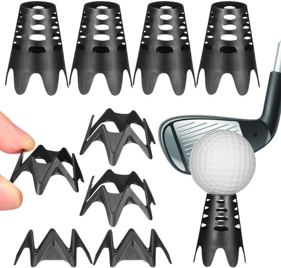10 Stuks Golfbal Houder voor Golf Simulator en Training - Professionele Golfaccessoires en Tees voor Golfbaangebruik