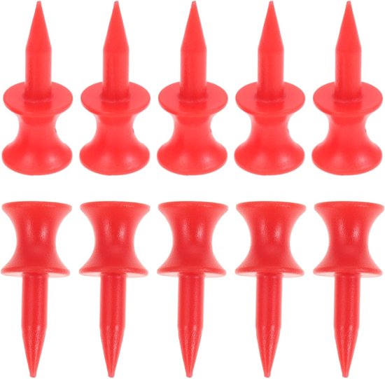 100 Stuks 31mm Golfbal Plastic Tees voor Buitenactiviteiten en Sportgebruik