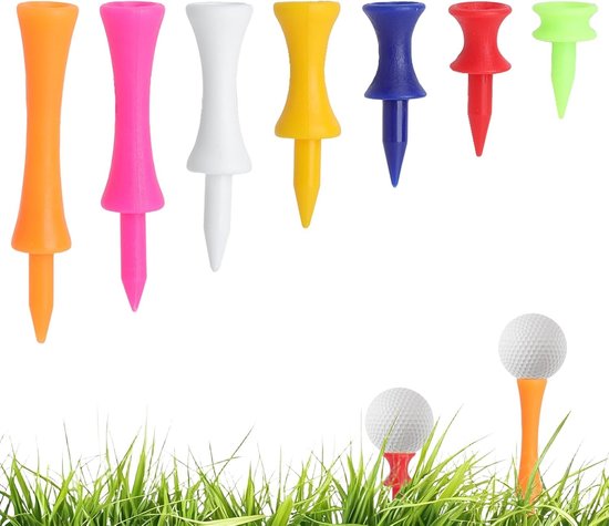 105 Stuks Golf Tees voor Wintergebruik, Herbruikbare Schokbestendige Plastic Tees, Ideaal voor Golftraining en Gezinsplezier