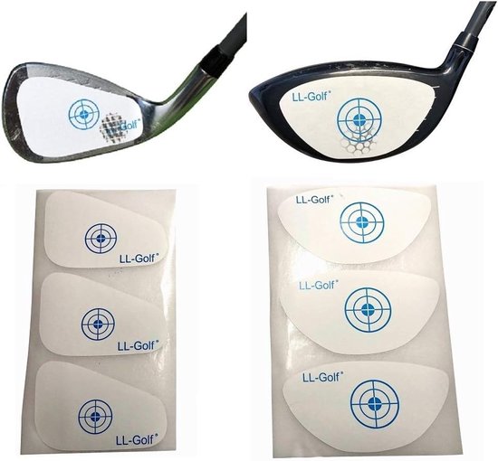 150 Piece Set Golf Impact Tapes/Label of Choice for Driver/Wood or Iron/Wedge/Golf Club Strike Surface Impact - ShopVlot