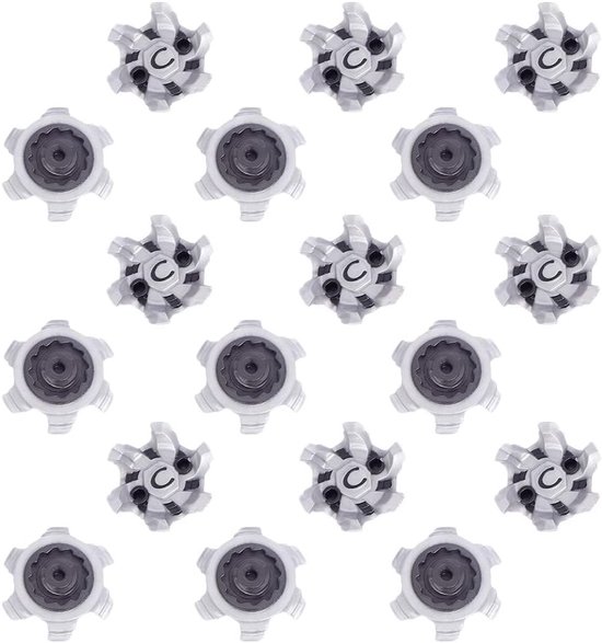 18 Stuks Golf Schoen Spikes voor Optimale Grip, Rubber Soft Reserve Studs, Ideaal voor Golfers en Sportieve Activiteiten