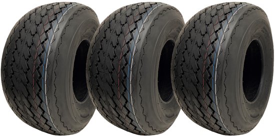 18x8,50-8 banden voor golfkarretjes en buggy's, 4-laags, voor gras/kunstgras, Wanda P509 Fairway (set van 3)