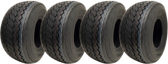 18x8.50-8 golfkar band, 4ply, ATV Quad trailer band, buggy Wanda P509 - set van 4 van Merkloos