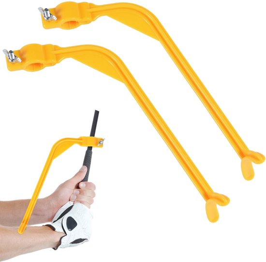 2-delige set golf training hulpmiddelen swing correctie trainer hulpmiddelen golf accessoires van Merkloos