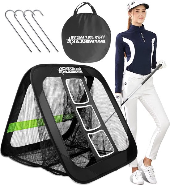 2 in 1 Golf Chipping Praktijk Netto - Achtertuin Rijden - 25 '× 25' - Golf Accessoires voor Mannen - Geschenk voor Golfliefhebbers van GoSports