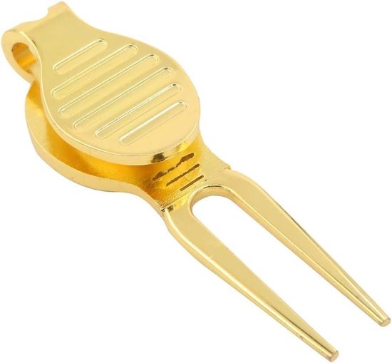 2 in 1 Metalen Golf Divot Tool met Magnetische Ball Marker, Handige Pitch Repairer voor Golfaccessoires en Groene Reparatie voor Golfspelers