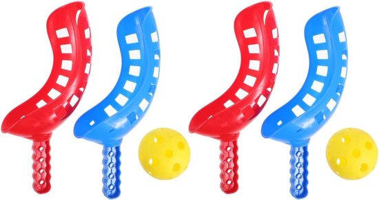 2 Sets Scoop Ball Catching Game met Ballen - Buiten Speelgoed voor Kinderen, Perfect voor Tuin- en Verjaardagsfeesten, Leuke Actieve Spelletjes voor Jongens