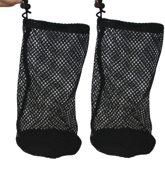 2 Stuks Golf en Pitching Bal Mesh Bag, Golfbal Mesh Bag, multifunctionele Mesh Bag, geschikt voor Tafeltennis, kinderen speelgoed opslag, duiken van Generic