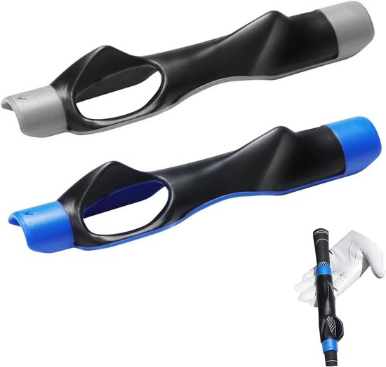 2 Stuks Golf Grip Training Hulp, Swing Trainer Grip en Polsband voor Correctie en Verbetering van Golfhouding voor Beginners en Kinderen