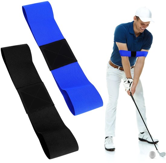2 Stuks Golf Swing Trainer Arm Band Correctie Polsband voor Betere Swing Houding