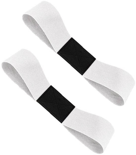 2-stuks Golf Swing Training Band - Elastische golf trainingshulpband - Golf pols correctie trainer - Swing correctie armband - Draagbare golf swing band - Unisex - Verbeter je swingvorm - Perfect voor beginnende golfers - Wit van MM Brands