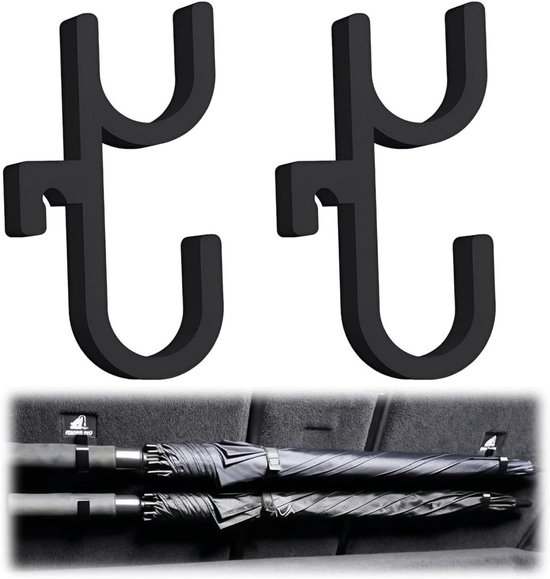 2 Stuks Kofferbak Paraplu Houder Haak ABS Kunststof Voor BMW 6er Gran Turismo (GT) 4 (IV) G32 I 2017-2020, Interieur Opbergclip Stevig Auto Accessoires Onderdelen