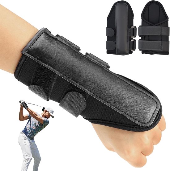 2 Stuks Neopreen Golf Polssteun, Handsteun voor Golftraining, Polsfixatie en Swingondersteuning voor Golfers