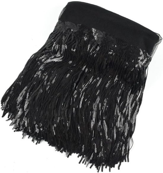 20 Cm Brede Pailletten En Franjes, Boord, Decoratieve Band, Naai-Accessoires Voor Doe-Het-Zelf