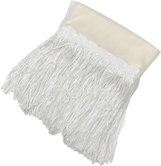 20 cm brede pailletten, franjes, boord, 20 cm breed, pailletten, kwastjes, trim, franjes, decoratieve band, naai-accessoires