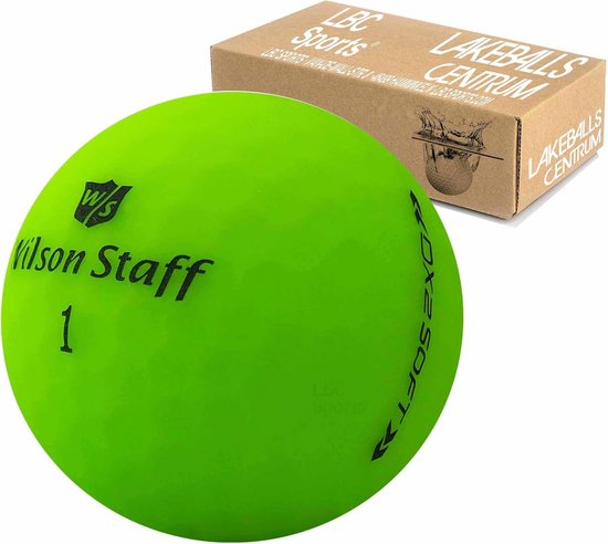 24 Golfballen - Premium Selection - Groene Matte Afwerking - Gebruikte Golfballen van Merkloos