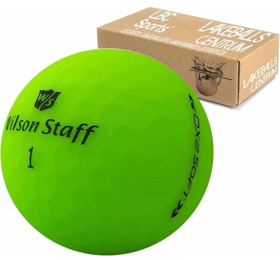 24 Golfballen - Premium Selection - Matte groene afwerking - Gebruikte golfballen