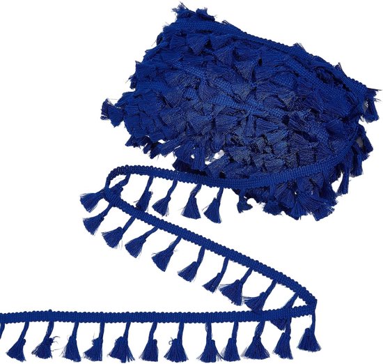 25 Yards 1,77 Inch Kwastje Franje Trim, Polyester Kant Kwastje Trim