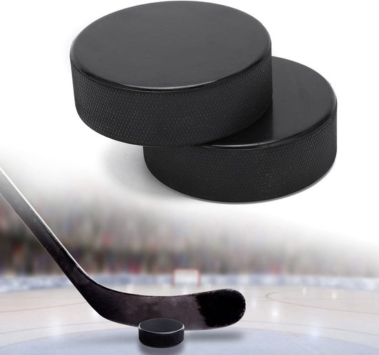 2pcs Ice Hockey Puck - Zwarte Pucks Training - IJshockey Pucks - Sport - Puck Balls voor Oefeningen en Klassieke Training