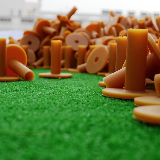 2x 70mm Driving Range Tee - Golf Accessoires - Rubber - Afslaan - Golf tees van TALU producten