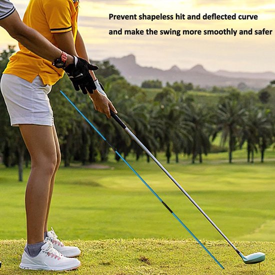 2x Golf Uitlijningsstokken - Opvouwbare Swing Trainstangen voor Precisie en Richting