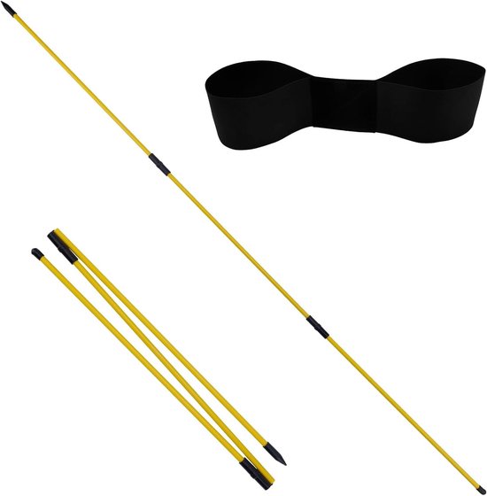 3-delige Golf Swing Training Set met Opvouwbare Alignement Sticks en Swing Correctie Band voor Verbetering van Houding en Swing, Ideaal voor Beginners en Enthousiastelingen