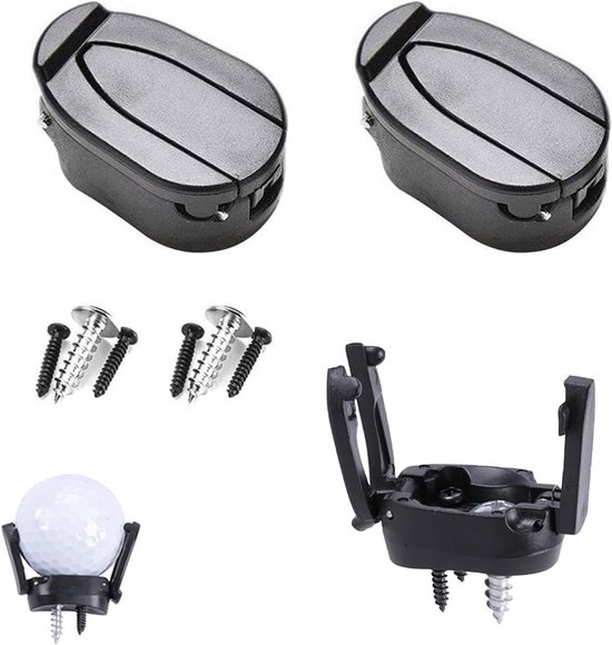 3-delige Golfbal Retriever Set, Vouwbare Plastic Grijper voor Golfballen, Lichtgewicht en Draagbare Accessoires voor Golfers, Ideaal voor Driving Range en Golfbaan van Merkloos