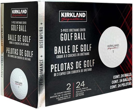 3-delige Golfballen met Urethaan Cover - 24 Stuks voor Meer Afstand en Duurzaamheid van Merkloos