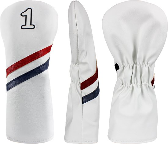 3-delige set - Golfclubhoezen - Digitale golfwoodhoezen - Waterdichte PU-clubhoofdhoezen - Dophoezen - Beschermhoezen (33*16 cm) van Merkloos
