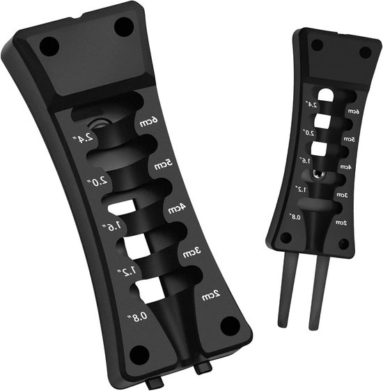 3-in-1 golf accessoire set - versteller voor tee hoogte, divot reparatie gereedschap met balmarker - draagbaar en veelzijdig, ideaal voor op de golfbaan