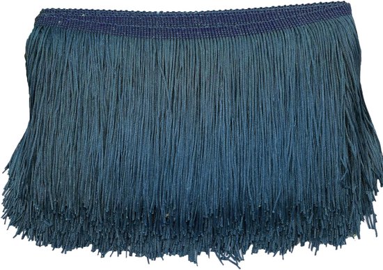 30 cm x 2 m Franse Borte Fransenborduursel Fransenband Decoratieve Lint Dansfrans Snijfranse Zijde Kwast Fransen-Borden Banden om te Naaien, DIY Knutselen, Kleding Ondergoed Kostuums Gordijnen