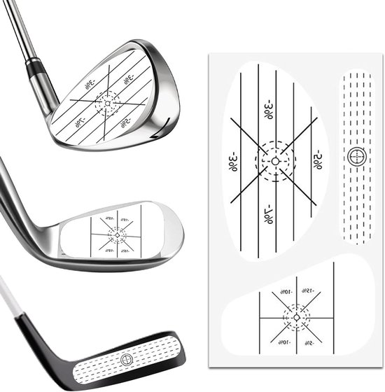 300 Stuks Golf Trainingslabels voor Nauwkeurigheid en Afstand, Analyse van de Zoete Plek en Zelfconsistentie, Ideaal voor Golftraining en Verbetering van Techniek