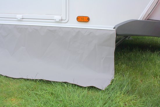 4 meter ESVO caravan tochtstrook, heavy duty 60 cm, grijs van ESVO