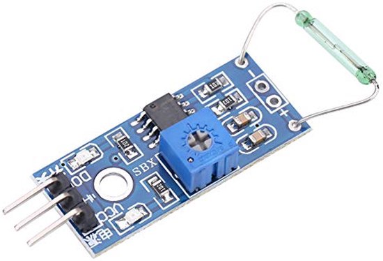 4 stks/set normaal open Reed Sensor Module Magnetische Schakelaar Kit voor Reed van Hesai