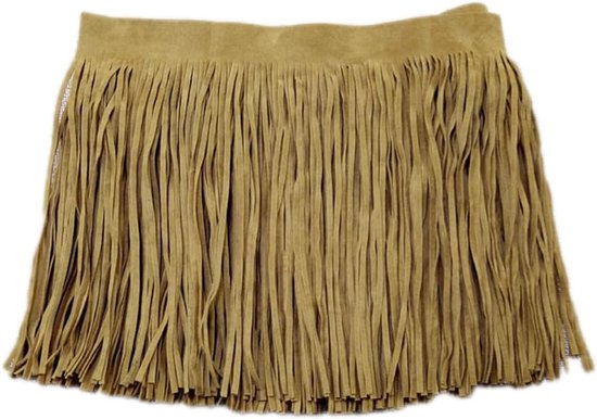 5 M lengte 15 cm kunstmatig wildleder franjesband, gesneden franjes franjesband snijfranse dekoband dansfranjes naaitoebehoren voor kleding DIY naaien gordijnen tafelloper decoratie, beige