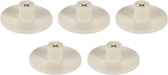 5 Stuks 0.8 Inch Plastic Golf Tees voor Training, Stabiliteit en Balhouder voor Oefenmatten, Beige van Merkloos