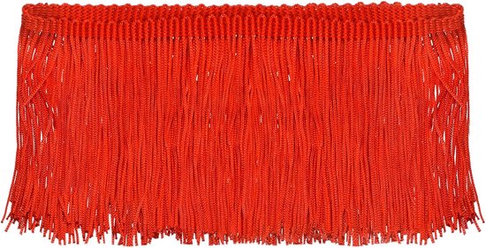5 yards 10 cm ketting franjes trim kwasten naaien trim franjes polyester trim band voor naaien doe-het-zelf handwerk kleding lamp decoratie, rood
