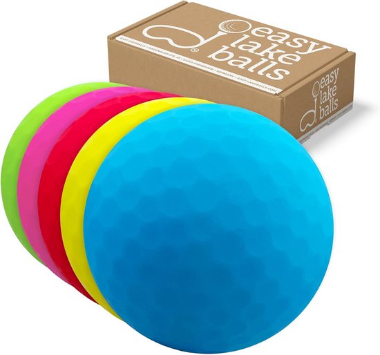 50 Gekleurde Mix Golfballen AAA/AA Kwaliteit - Voordelige Lakeballs van Merkloos