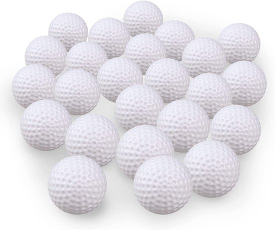 50 Stuks Plastic Oefengolfballen voor Beginners