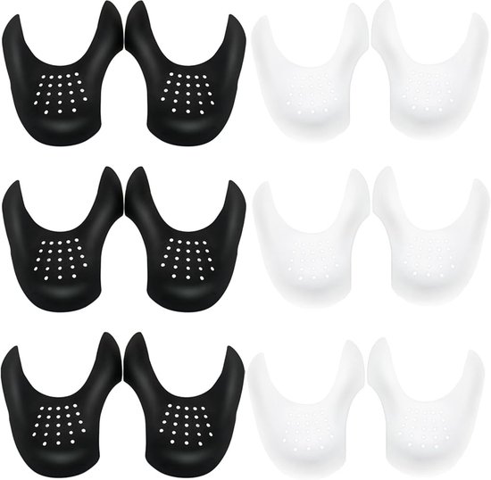 6 paar kreukwerende beschermhoezen, geschikt voor schoenen, bescherming voor sportschoenen, voorkomt kreuken in sportschoenen, kreukbeschermers, geschikt voor schoenmaten 35-39