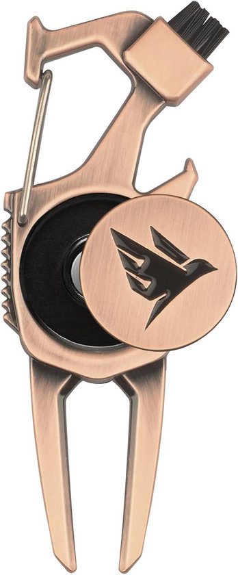 7-in-1 Golf Divot Repair Tool - Clubhouder, Borstel, Flesopener en Meer - Perfecte Golf Accessoires