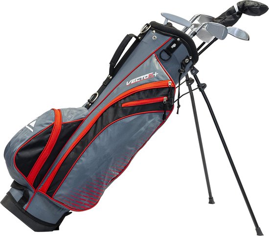 8 Delige Golfset voor Rechthandige Mannen - Compleet met Standbag en Accessoires