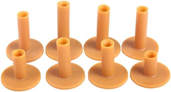 8 Stuks Golf Tees - Rubber Golf Nails voor Training en Op het Veld