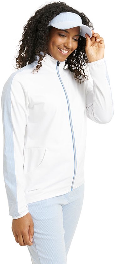 Abacus Golf Bovey Vrouwenjas Wit 2XL Vrouw van Merkloos
