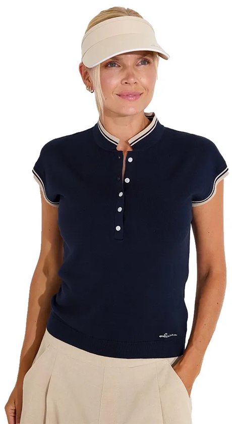 Abacus Golf Niblick Cupsleeve Dames T-shirt Met Korte Mouwen Blauw M Vrouw
