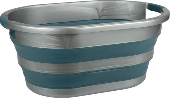 Abbey Camp Wasteil - Opvouwbaar - 27 Liter - Blauw - Genval-027 van Abbey Camp