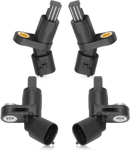 ABS sensor toerentalsensor 4x - voor Golf IV, Polo 6N1/6N2, A3 - nauwkeurige pasvorm - eenvoudige installatie - ShopVlot