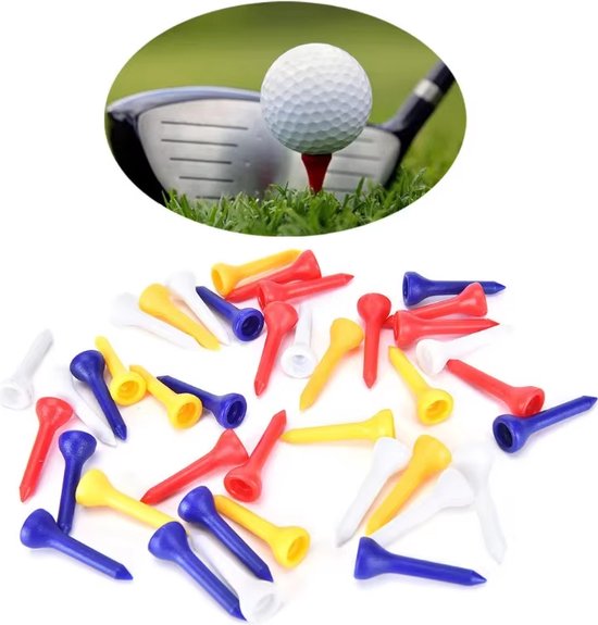 Actie4you® - Golf tees - Plastic golf tee - Mini - Golf Accessoires - 20 stuks van Actie4you