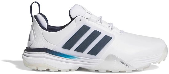 Adidas Adipower 26 SL Wide Fit Wit Navy van adidas